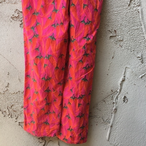 FARM RIO Red Pepper Jumpsuit Size XS - Picture 7 of 13